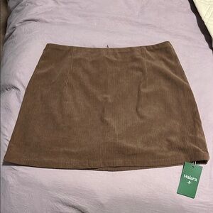 HALARA Tan Pencil Mini Skirt for Work